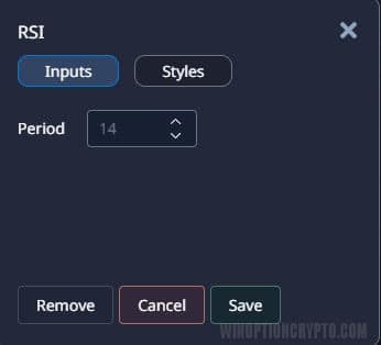 RSI settings