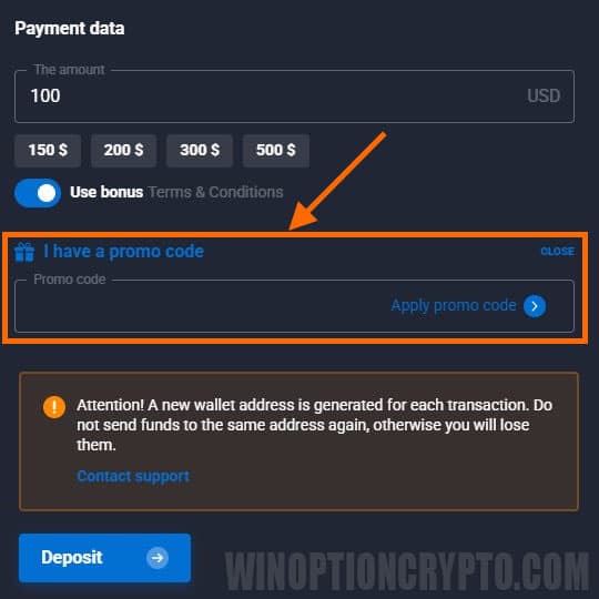 payment details