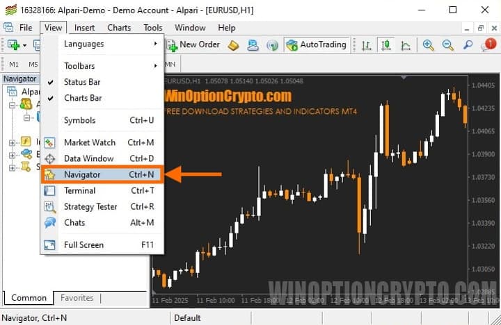 navigator in mt4