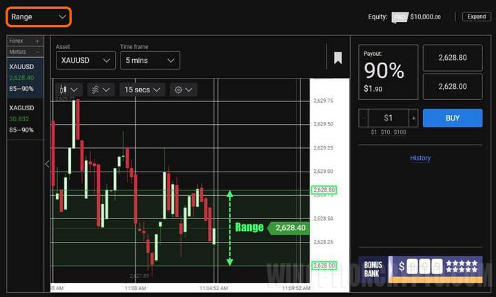 опционы диапазон в alpari