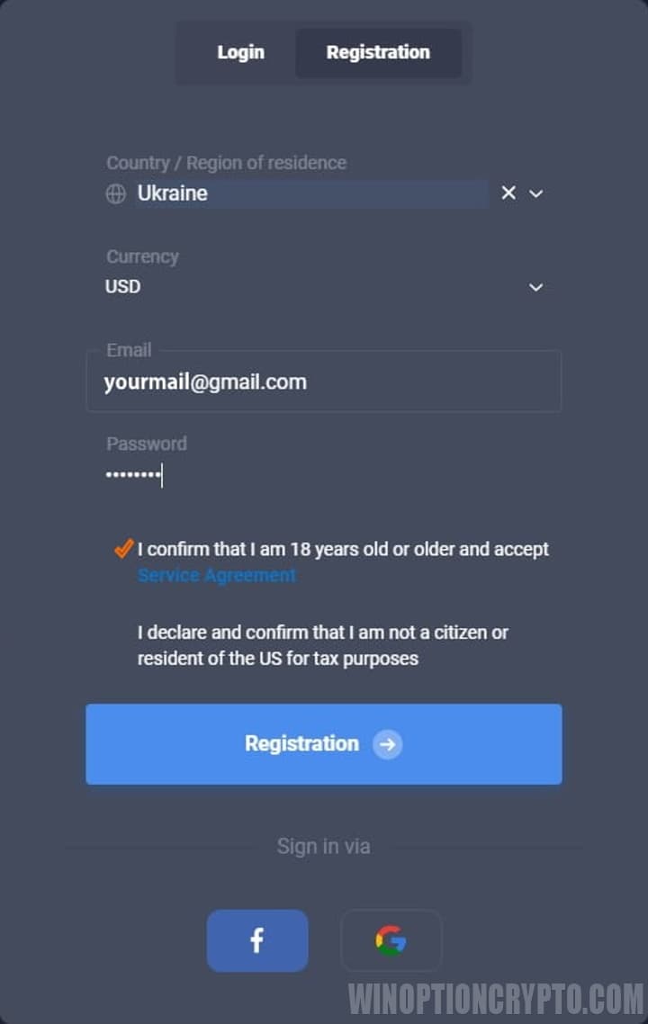 registration in quotex