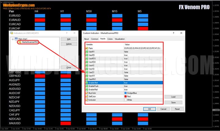 notification scanner in fx venom pro