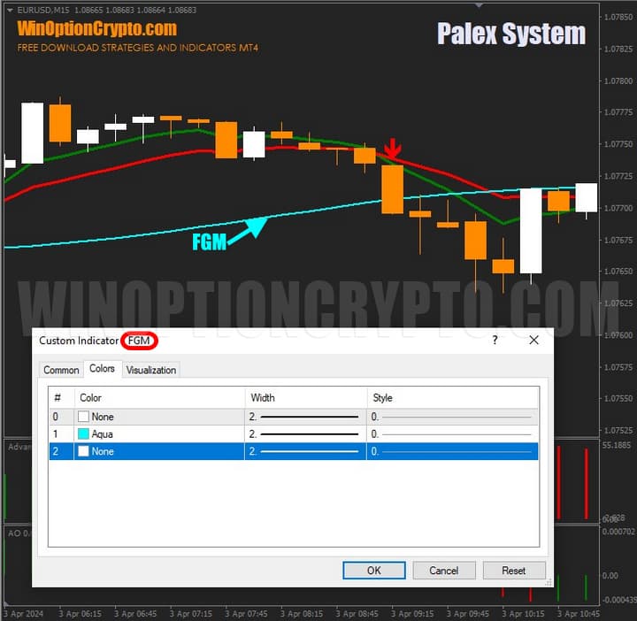 fgm settings in palex system